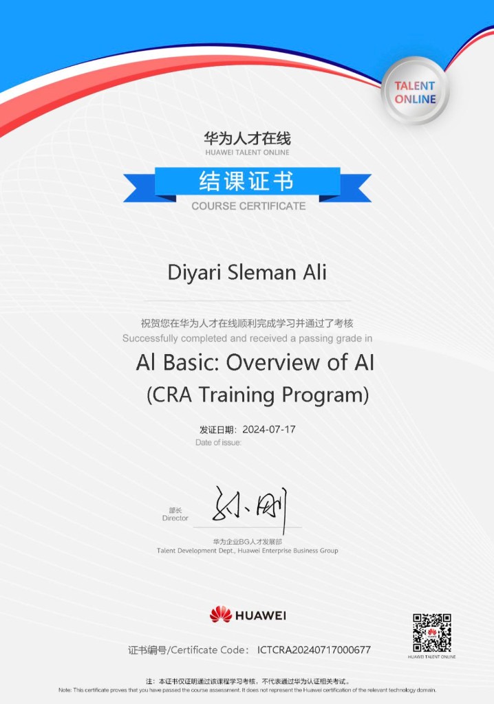 Huawei CRA Certificate